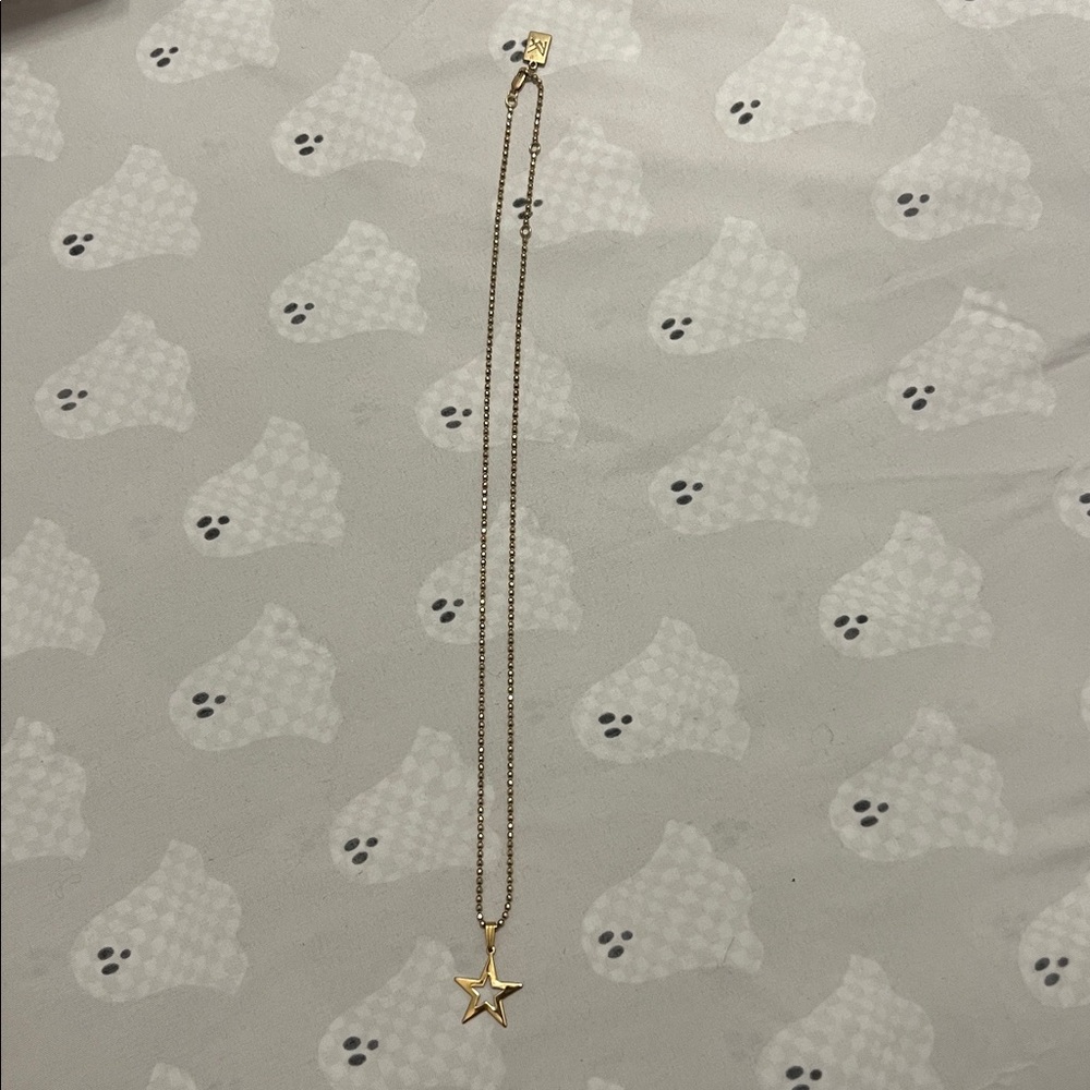 Miranda Frye Gold Star Pendant Necklace